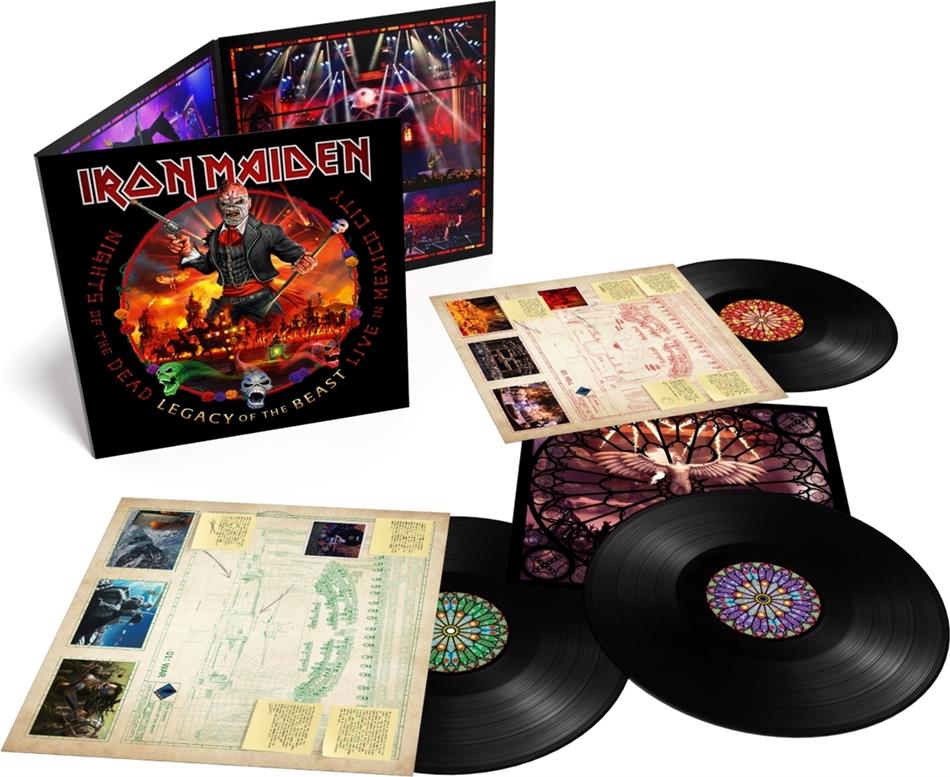 Iron Maiden - Nights Of The Dead, Legacy Of The Beast - Live - Live in Mexico City PLG UK, 3 LP