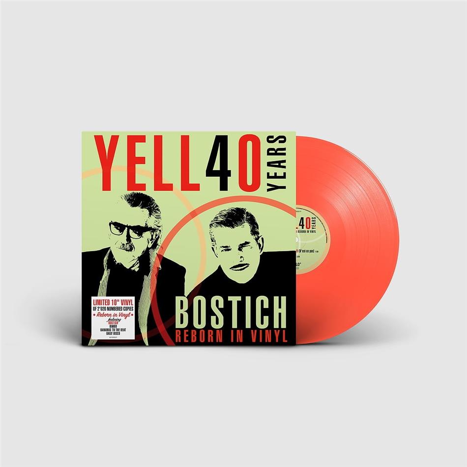 Yello - Bostich - 40 Years Of Yello (1980-2020) Édition Limitée, Red Vinyl, 10" Maxi