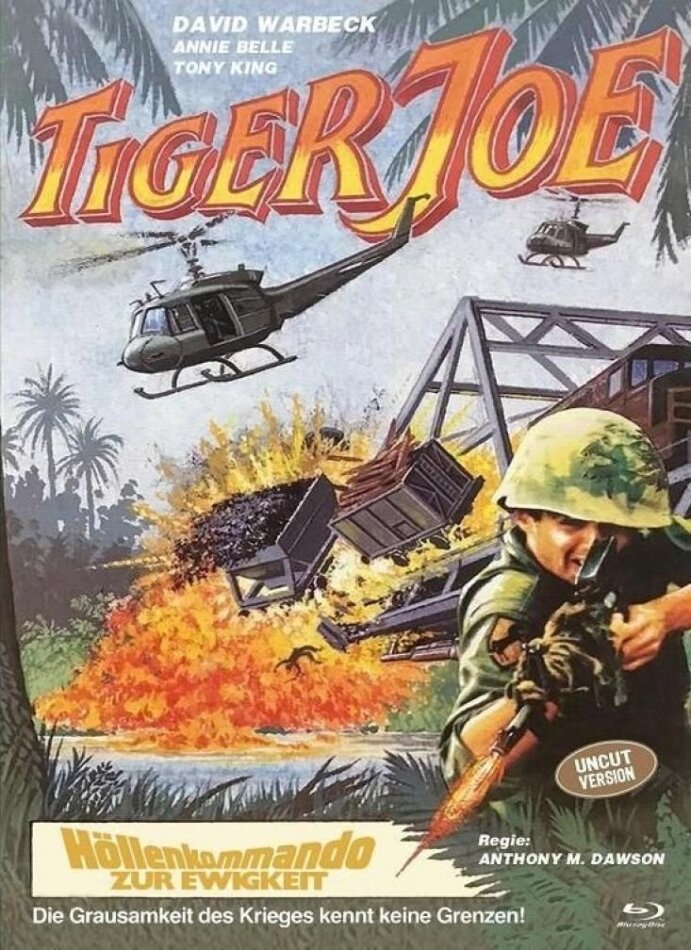 Tiger Joe - Höllenkommando zur Ewigkeit (1982) Cover D, The X-Rated Eurocult Collection, Edizione Limitata, Mediabook, Uncut, Blu-ray + DVD