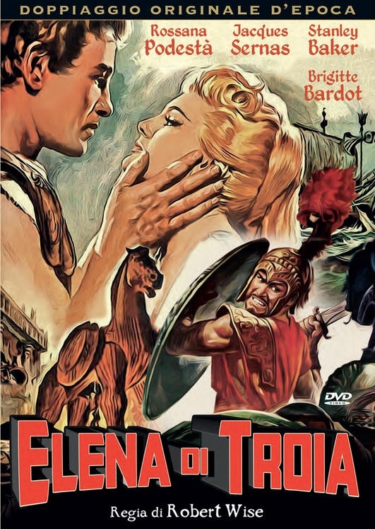 Elena di Troia (1956) Doppiaggio Originale D'epoca, Riedizione