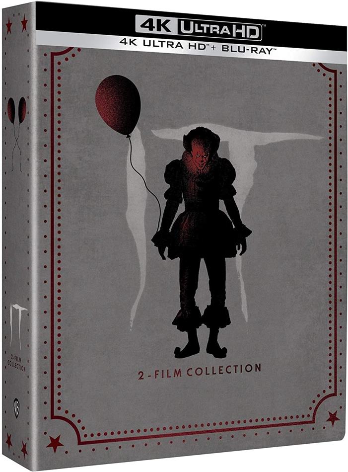 It 1+2 - Ça - Chapitre 1 & 2 Limited Edition, Steelbook, 2 4K Ultra HDs + 3 Blu-rays