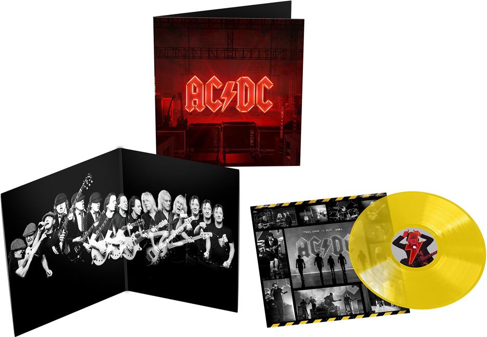 AC/DC - PWR UP (Power Up) Limited Edition, Transparent Yellow Vinyl , LP