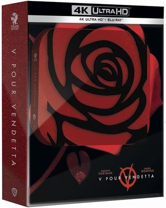 V pour Vendetta (2005) (Titans of Cult, Limited Edition, Steelbook, 4K Ultra HD + Blu-ray)