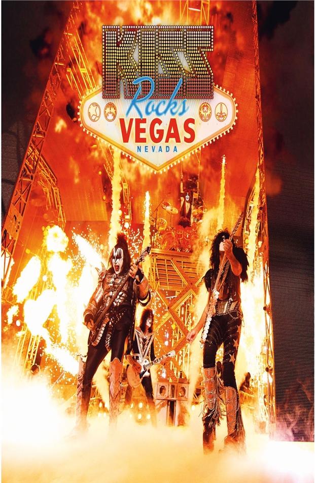 Kiss - Rocks Vegas - The Hard Rock Hotel 2020 Reissue, Colored, 2 LP + DVD