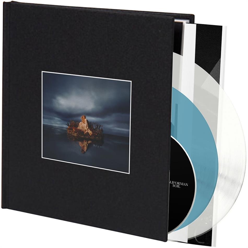 London Grammar - Californian Soil Deluxe Hardcover Book, Transparent Vinyl/Blue 10", LP + CD