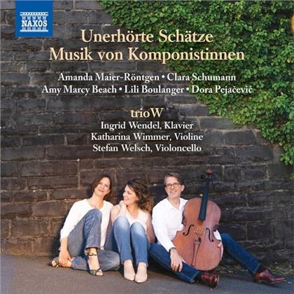 Amanda Maier-R&ouml;ntgen (1853-1894), Clara Wieck-Schumann (1819-1896), Amy Marcy Cheney Beach (1867-1944), Lili Boulanger (1893-1918), Dora Pejacevic (1885-1923), &hellip; - Unerh&ouml;rte Sch&auml;tze - Musik von Komponistinnen