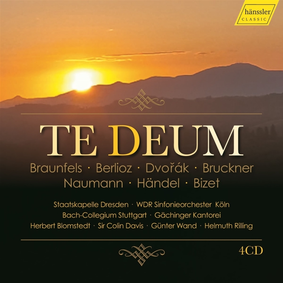 Herbert Blomstedt, Sir Colin Davis, Günter Wand & Helmuth Rilling - Te Deum