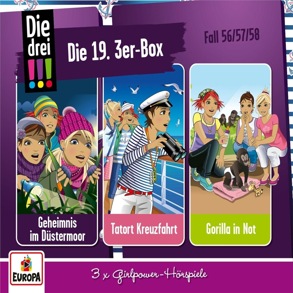 Die Drei !!! - Die 19. 3er Box (Folgen 56,57,58) 3 CD