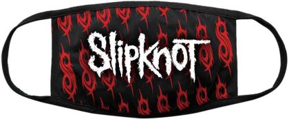 Slipknot: White Logo & Sigils - Face Mask
