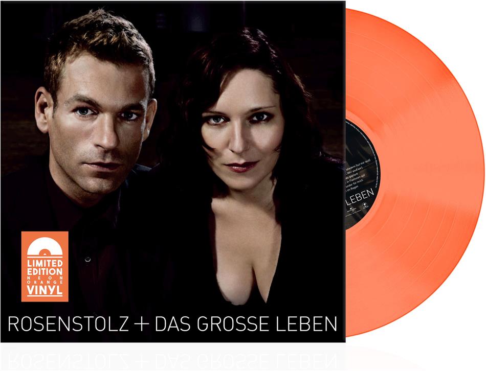 Rosenstolz - Das Grosse Leben 2020 Reissue, Édition Limitée, Neon Orange Vinyl, LP