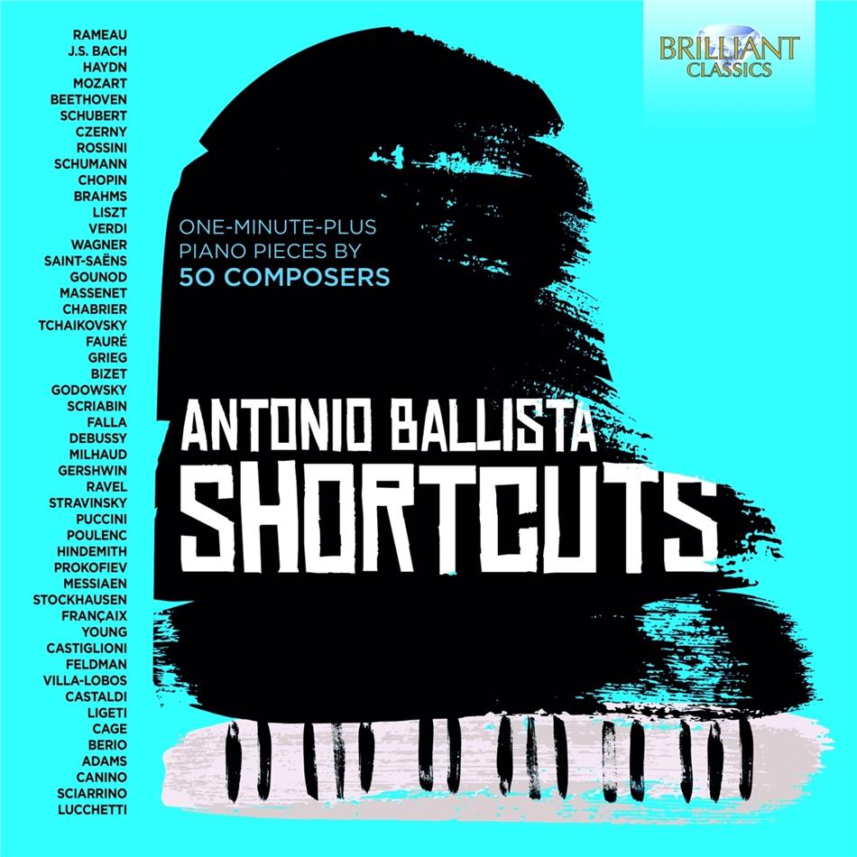 Antonio Ballista - Short Cuts - One-Minute-Plus Piano Pieces by 50 Composers 2 CD