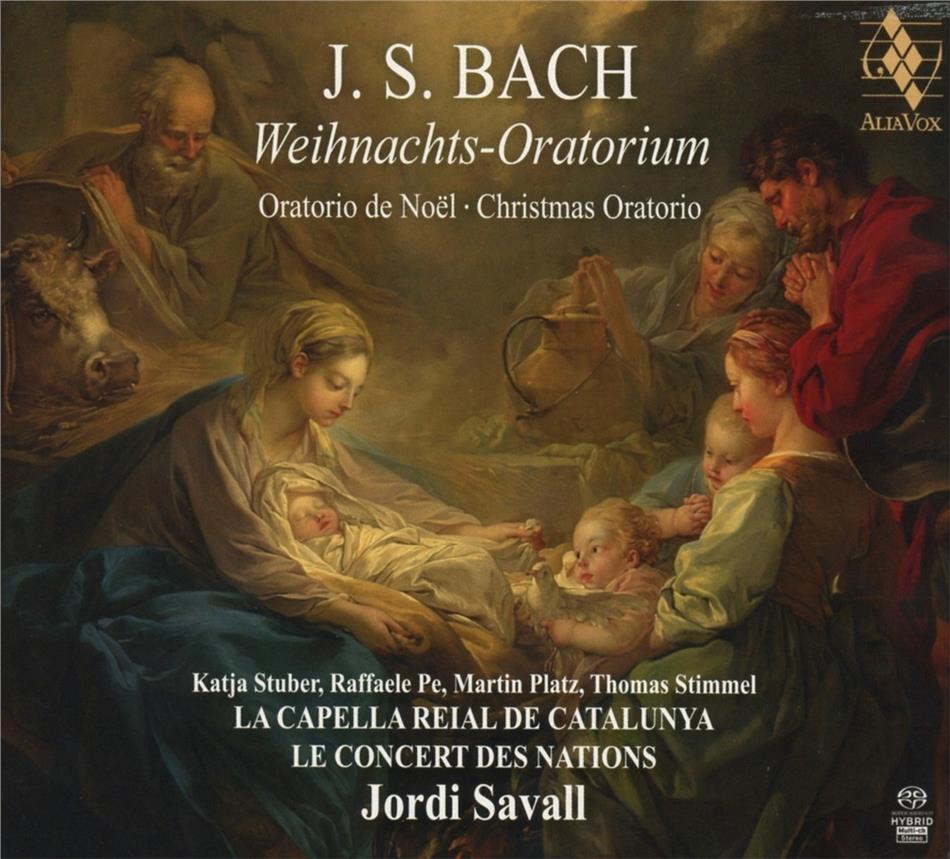 Le Concert des Nations, Johann Sebastian Bach (1685-1750) & Jordi Savall - Christmas Oratorio BWV 248 SACD + CD