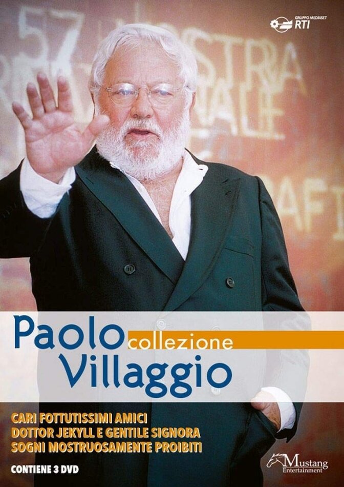 Collezione Paolo Villaggio - Dottor Jekyll e gentile signora / Sogni mostruosamente proibiti / Cari fottutissimi amici Cofanetto, 3 DVD