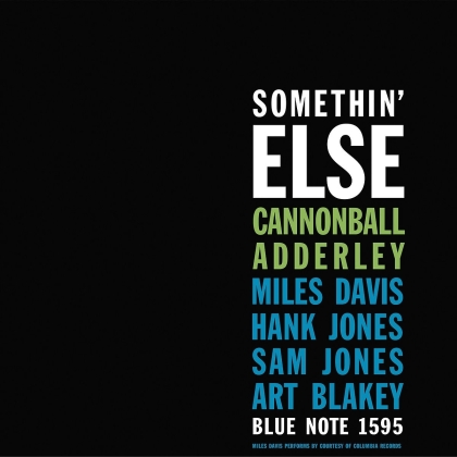 Cannonball Adderley - Somethin' Else (2021 Reissue, Blue Note, LP)