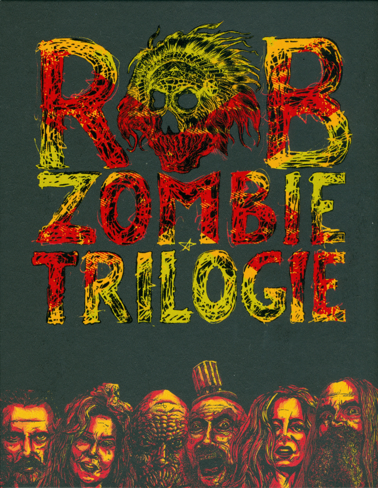 Rob Zombie Trilogie - La maison des 1000 morts / The Devil's Rejects / 3 From Hell Étui, Digipack, 3 Blu-ray + DVD
