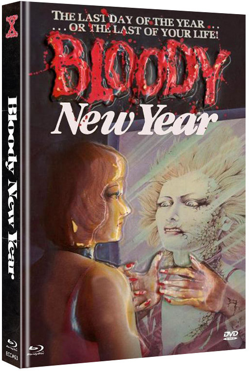 Bloody New Year (1987) Cover C, Eurocult Collection, Édition Limitée, Mediabook, Blu-ray + DVD