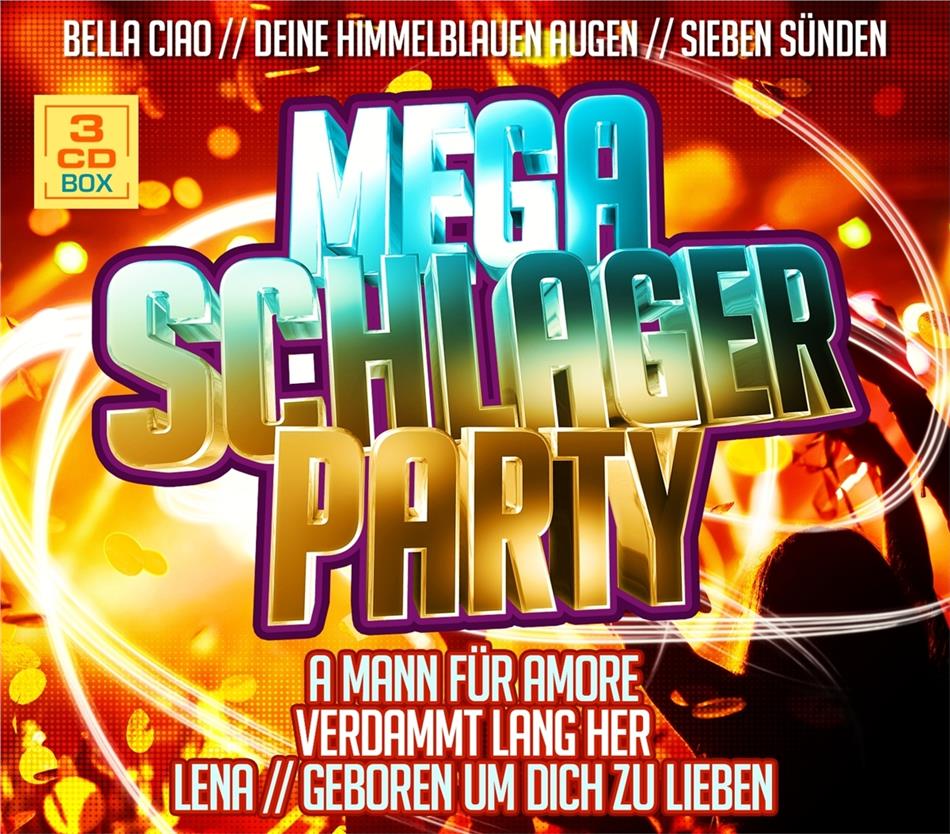 Mega Schlager Party - Various 3 CDs