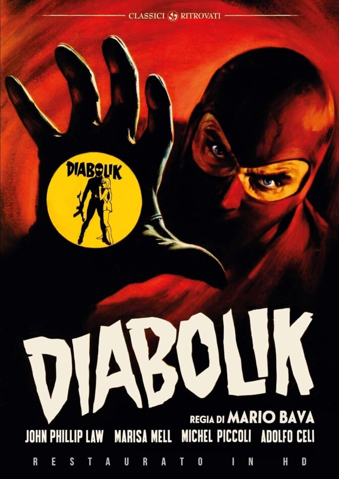 Diabolik - (Doppia Copertina Reversibile) (1968) Classici Ritrovati, Restaurato in HD
