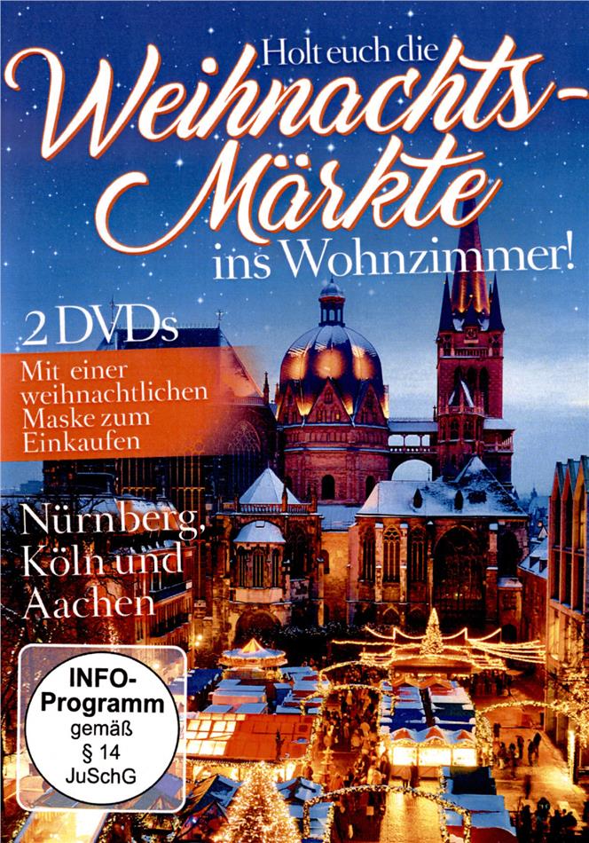 Holt euch die Weihnachtsmärkte ins Wohnzimmer! 2 DVD