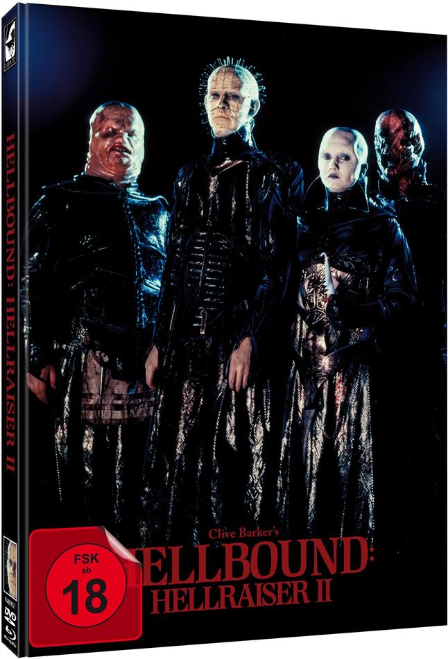 Hellbound - Hellraiser 2 (1988) Cover A, Limited Edition, Mediabook, Uncut, Blu-ray + DVD