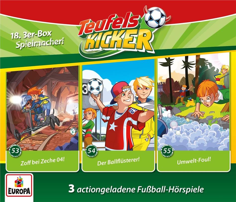 Teufelskicker - 18/3er Box (Folgen 53,54,55) 3 CD