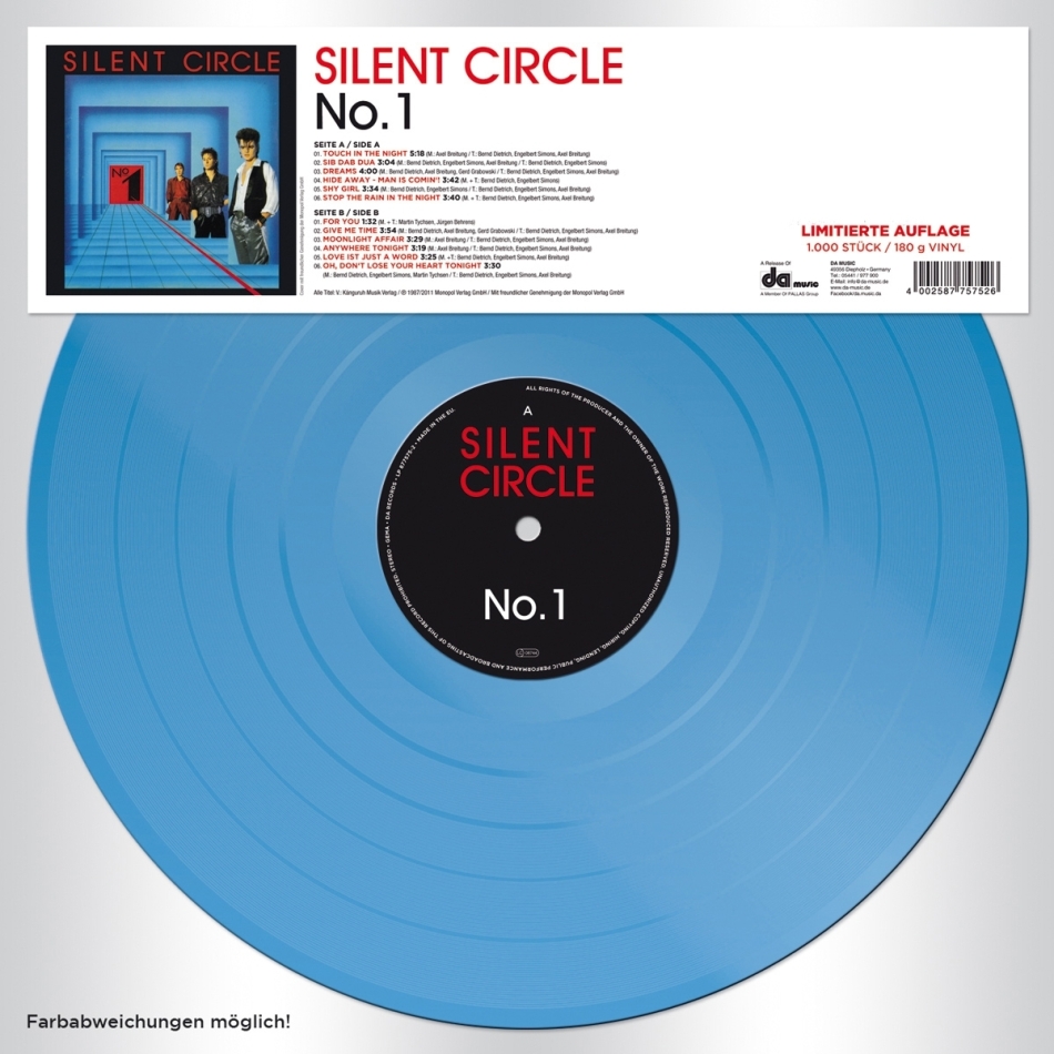 Silent Circle - No. 1 Blue Vinyl, LP