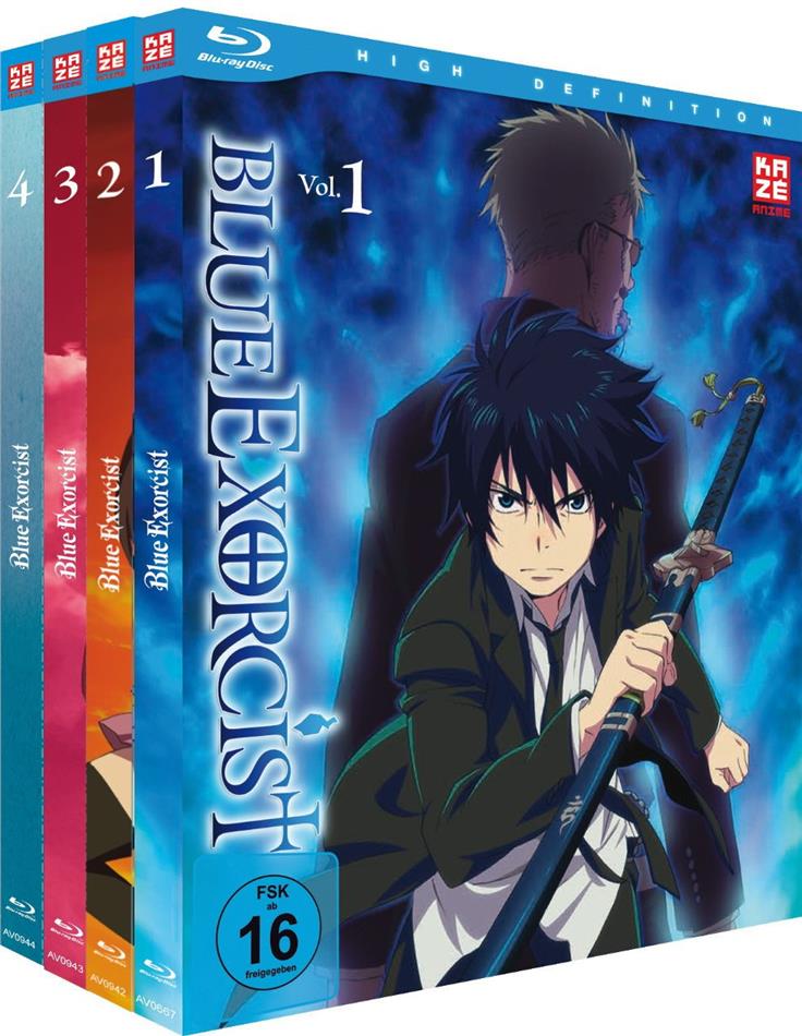 Blue Exorcist - Staffel 1 Complete edition, 4 Blu-rays