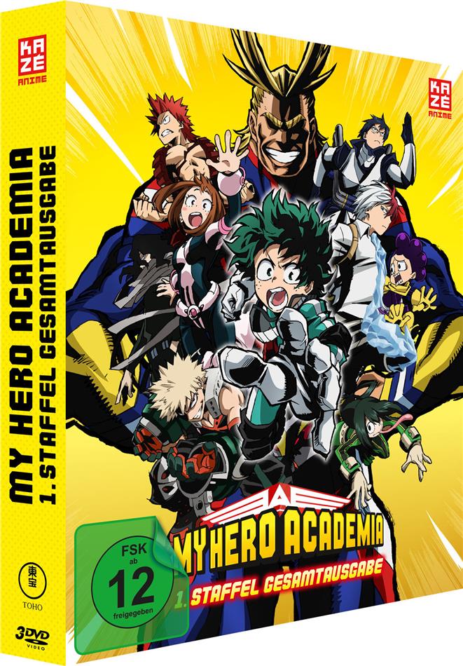 My Hero Academia - Staffel 1 Complete edition, Deluxe Edition, 3 DVDs