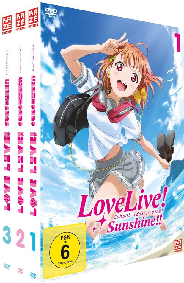 Love Live! Sunshine!! Complete edition, 3 DVDs