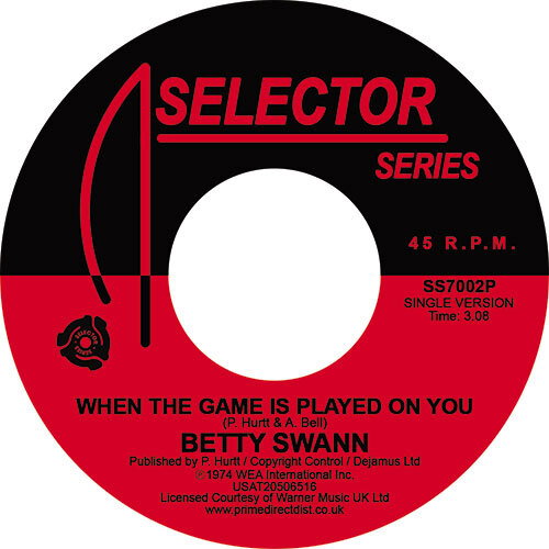 Bettye Swann - When The Game Is Played On You 7" Single