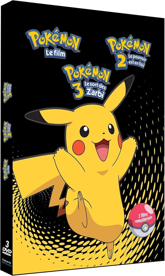 Pokémon - Le Film / Pokémon 2 - Le pouvoir est en toi / Pokémon 3 - Le sort des Zarbi 3 DVD