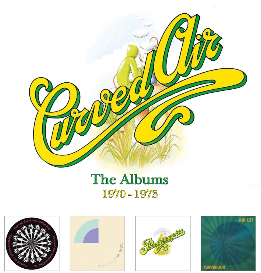 Curved Air - Albums - 1970-1973 2021 Reissue, Esoteric, Remastered, 4 CDs