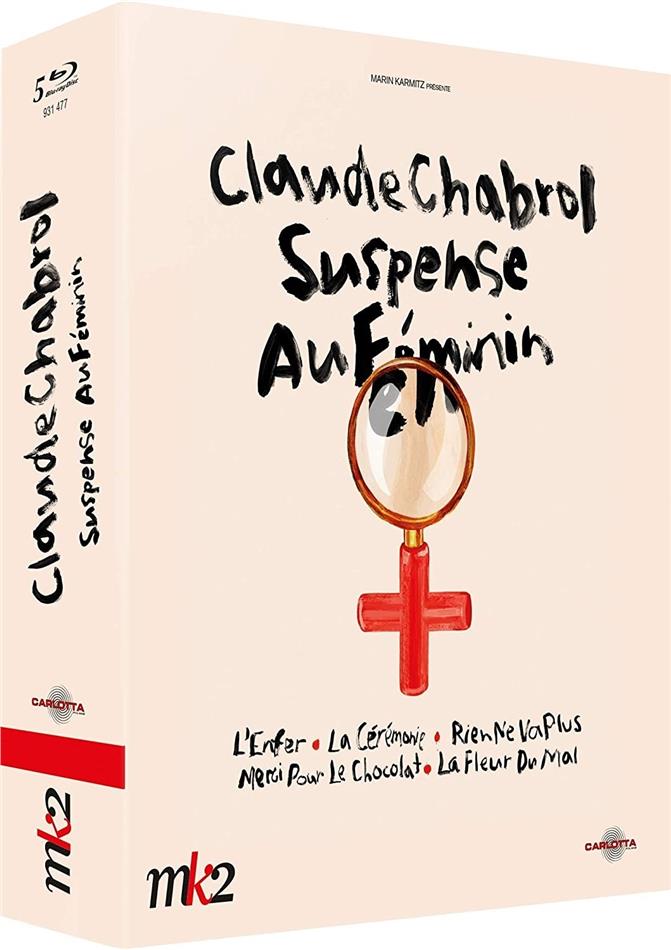 Claude Chabrol - Suspense au féminin - L'Enfer / La Cérémonie / Rien ne va plus / Merci pour le chocolat / La fleur du mal 5 Blu-rays