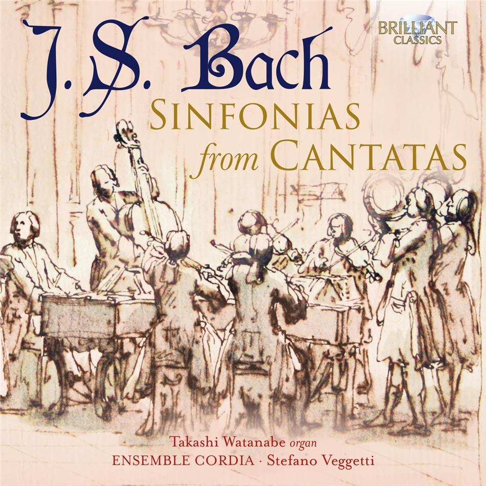 Takashi Watanabe, Ensemble Cordia, Stefano Veggetti & Johann Sebastian Bach (1685-1750) - Sinfonias From Cant
