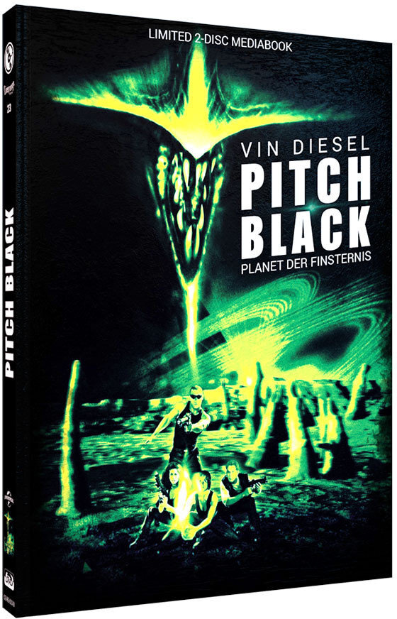 Pitch Black (2000) Cover B, Limited Edition, Mediabook, Blu-ray + DVD