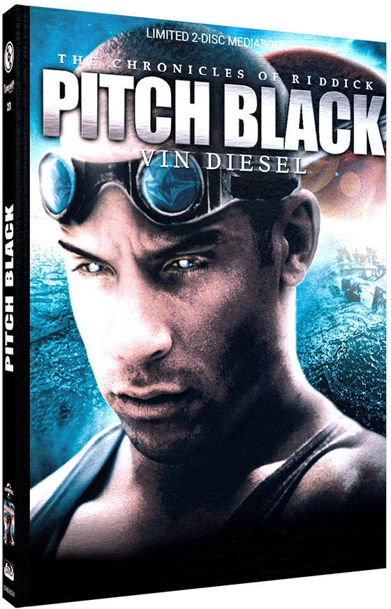 Pitch Black (2000) Cover D, Limited Edition, Mediabook, Blu-ray + DVD