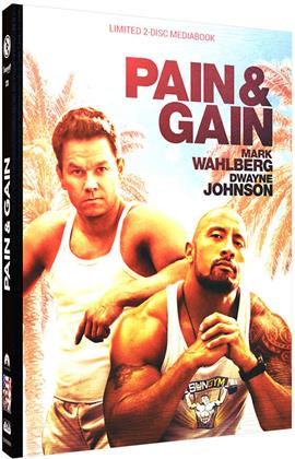 Pain & Gain (2013) (Cover C, Limited Edition, Mediabook, Blu-ray + DVD)