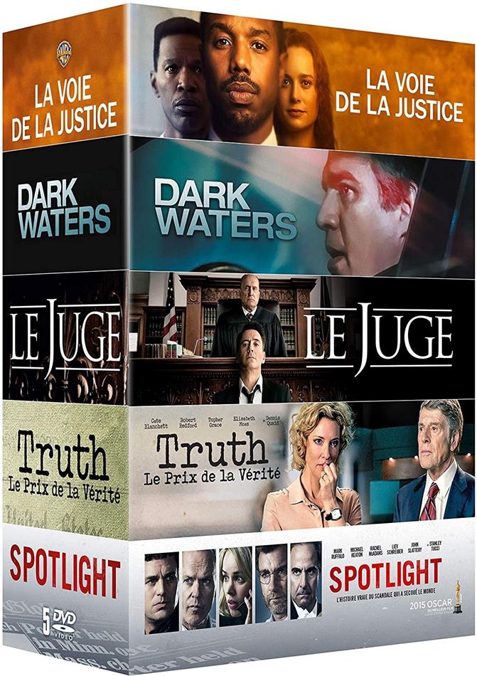 La voie de la justice / Le Juge / Truth / Spotlight / Dark Waters 5 DVD