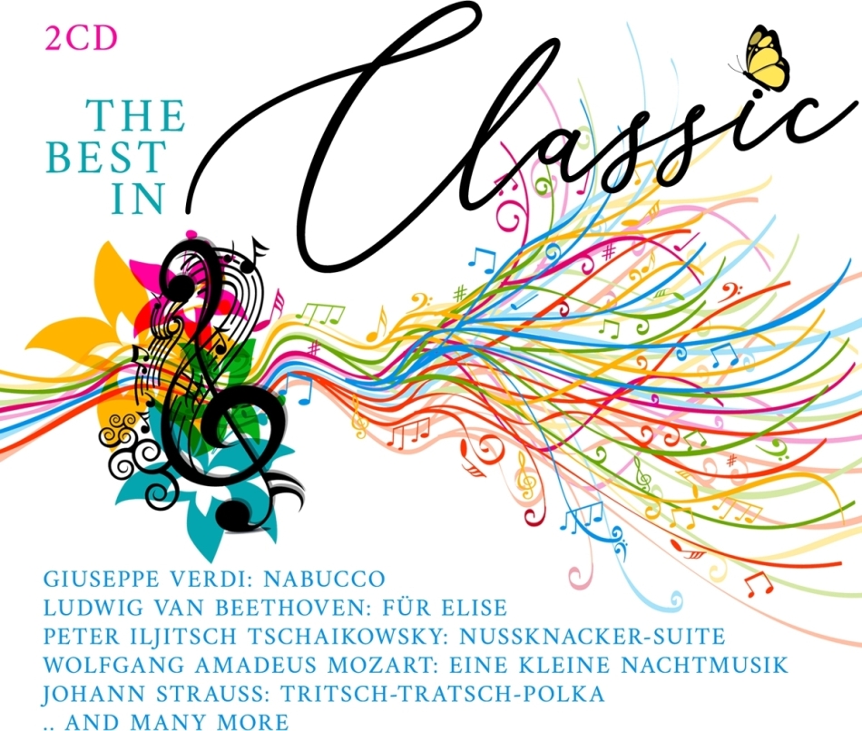 Wolfgang Amadeus Mozart (1756-1791), Giuseppe Verdi (1813-1901) & Johann Sebastian Bach (1685-1750) - The Best In Classic Vol. 2 2 CD