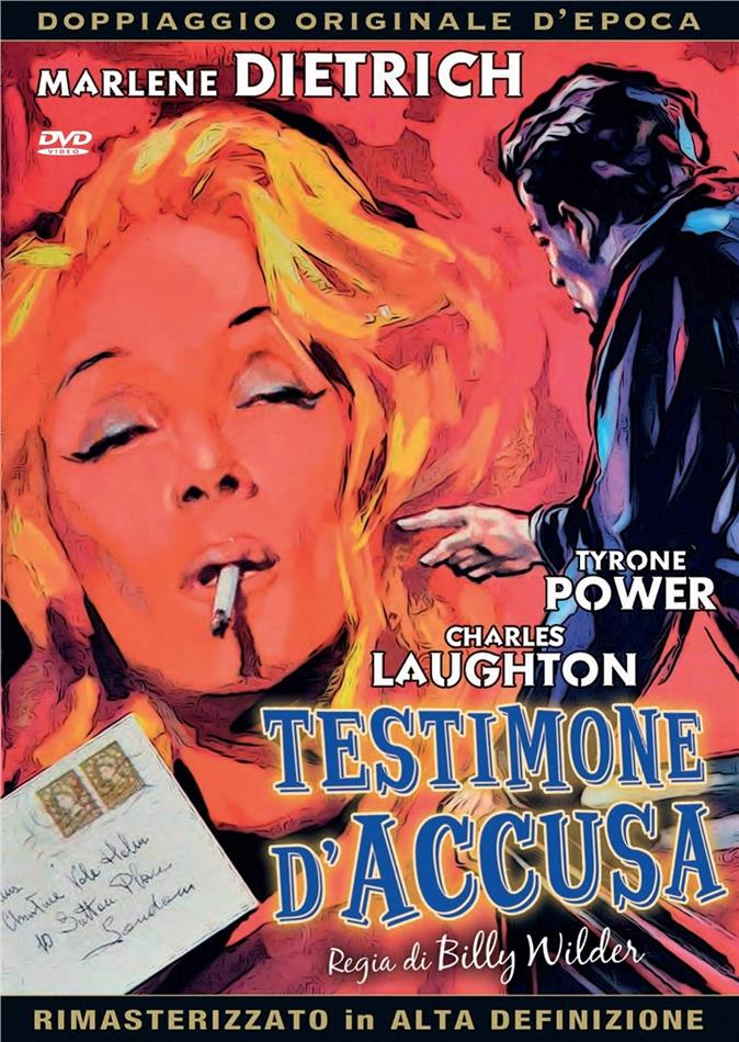 Testimone d'accusa (1957) Doppiaggio Originale D'epoca, HD-Remastered, n/b, Riedizione