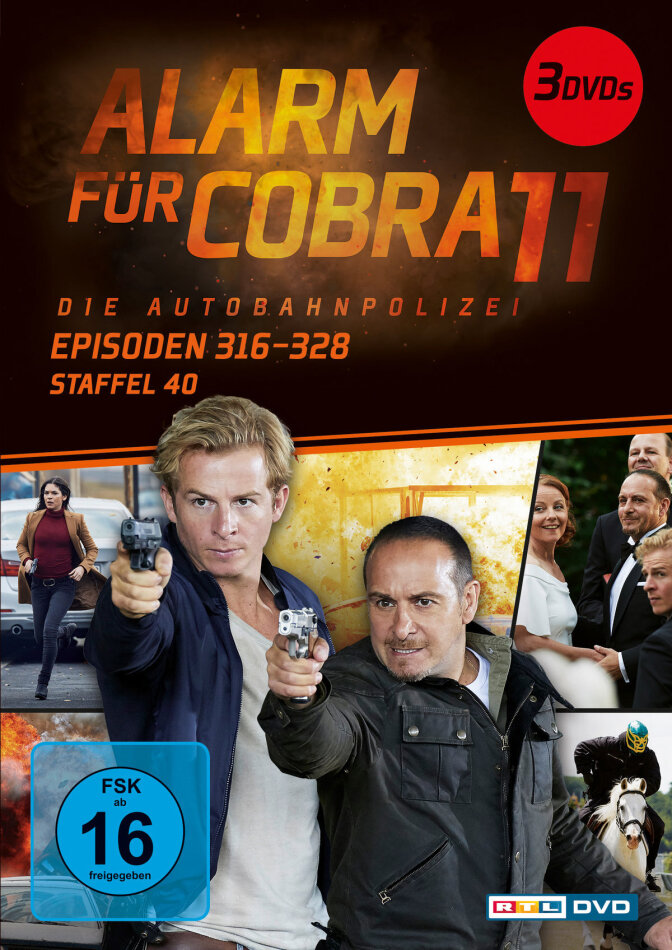 Alarm für Cobra 11 - Staffel 40 3 DVDs
