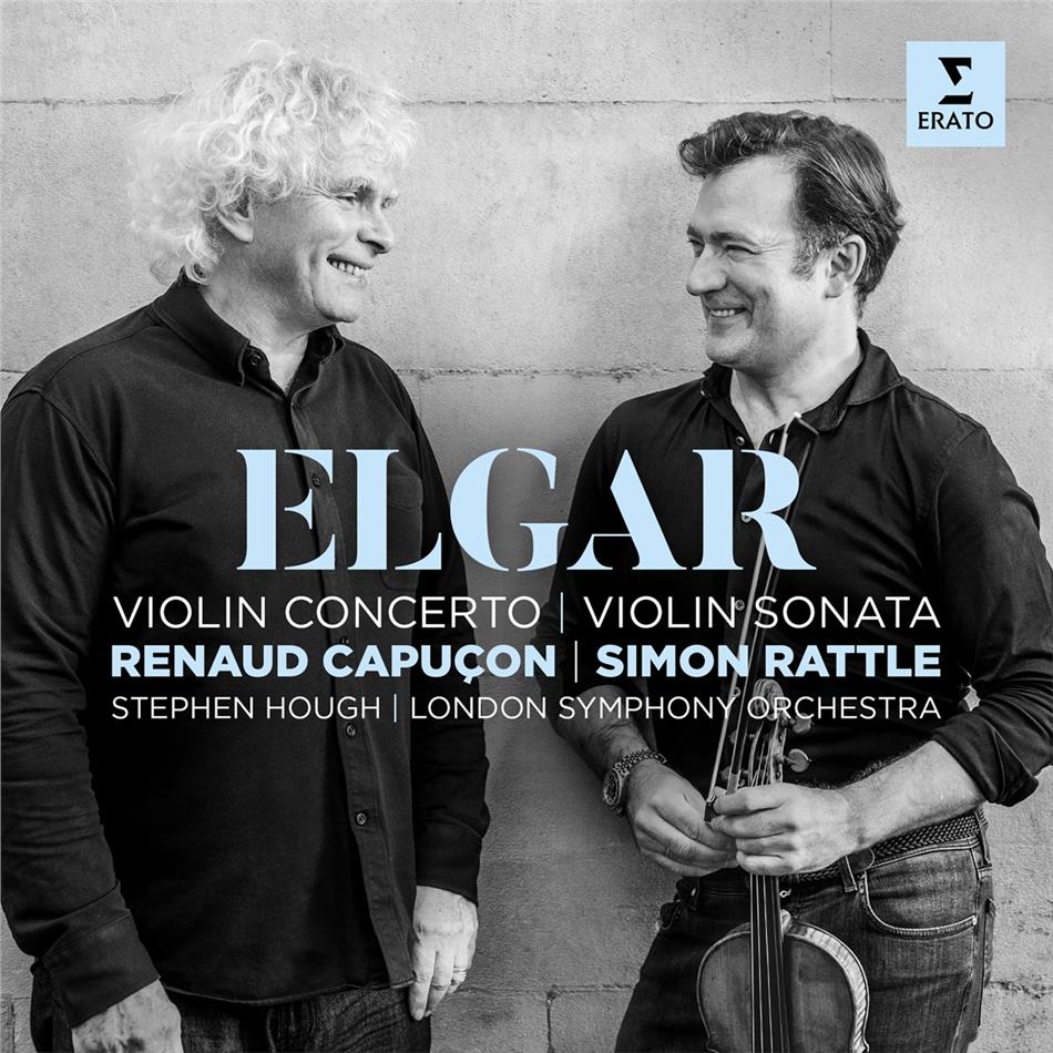 Sir Edward Elgar (1857-1934), Sir Simon Rattle, Renaud Capuçon, Stephen Hough & The London Symphony Orchestra - Violinkonzert / Violinsonate