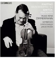 Bohuslav Martinu (1890-1959), Béla Bartók (1881-1945), Jakub Hrusa, Frank Peter Zimmermann & Bamberger Symphoniker - Violin Concertos 1 & 2, Solo Sonata Japan Edition, SACD