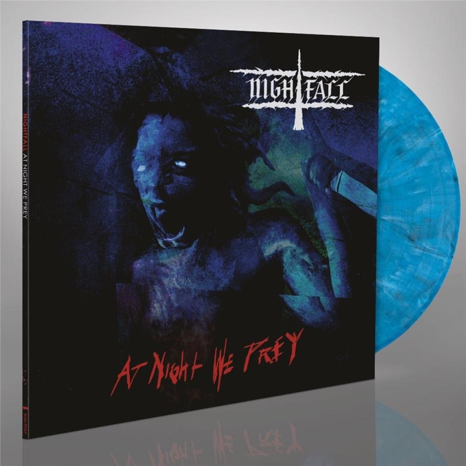 Nightfall - At Night We Prey Édition Limitée, Blue Vinyl, LP