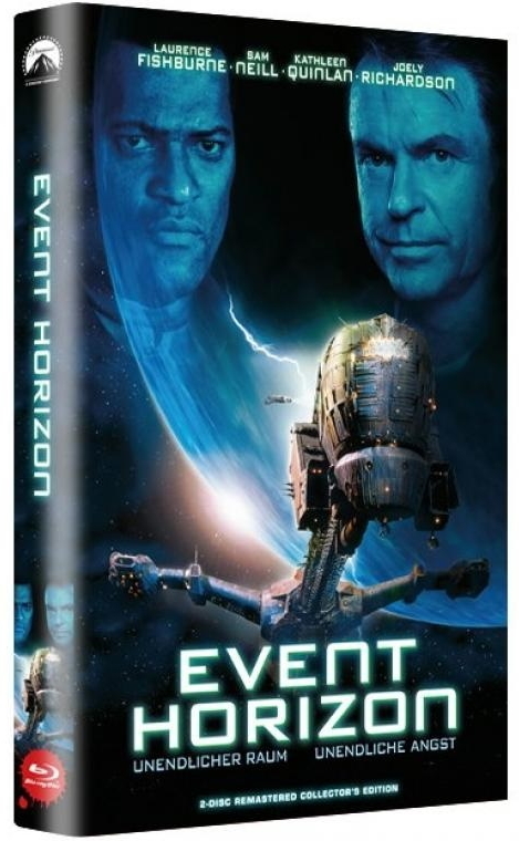 Event Horizon (1997) Grosse Hartbox, Édition Collector, Uncut, Blu-ray + DVD