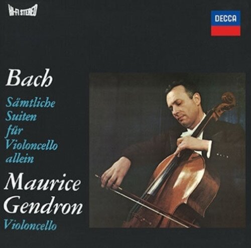 Johann Sebastian Bach (1685-1750) & Maurice Gendron - Cello Suites 2 Japan Edition, Remastered, Hybrid SACD