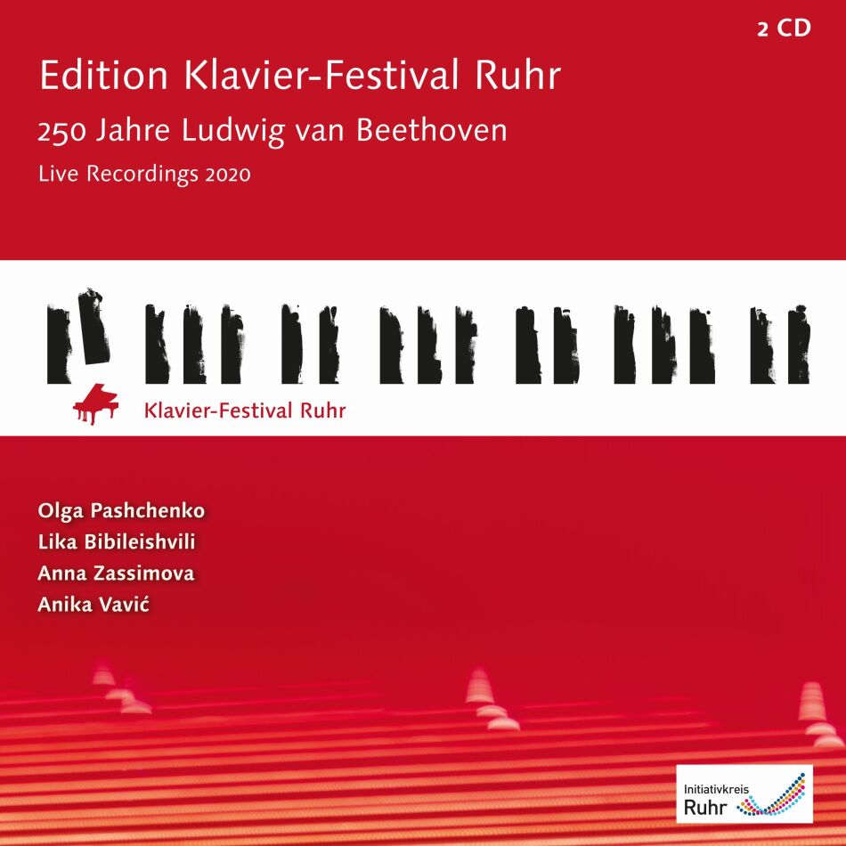 Ludwig van Beethoven (1770-1827), Olga Pashchenko, Lika Bibileishvili, Anna Zassimova & Anika Vavic - Edition Klavier-Festival Ruhr Vol. 39 - 250 Jahre Ludwig van Beethoven - Live 2020 2 CD