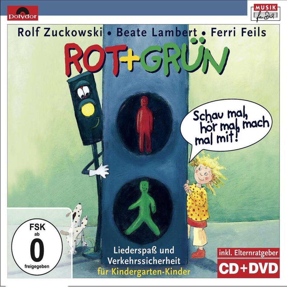Rolf Zuckowski, Beate Lambert & Ferri Feils - Rot + Grun - Schau Mal, Hor Mal, Mach Mal Mit! CD + DVD