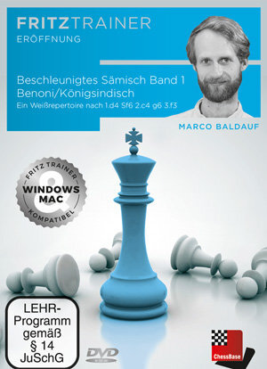 Beschleunigtes Sämisch Band 1 - Benoni/Königsindisch: Ein Weißrepertoire nach 1.d4 Sf6 2.c4 g6 3.f3 von Marco Baldauf