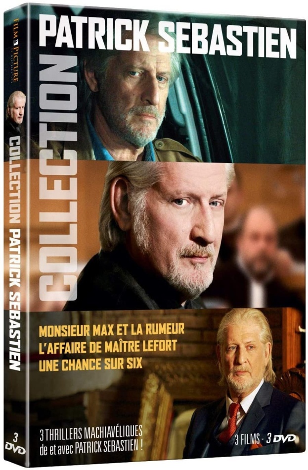 Collection Patrick Sébastien - Monsieur Max et la rumeur / L'affaire de Maître Lefort / Une chance sur six 3 DVDs